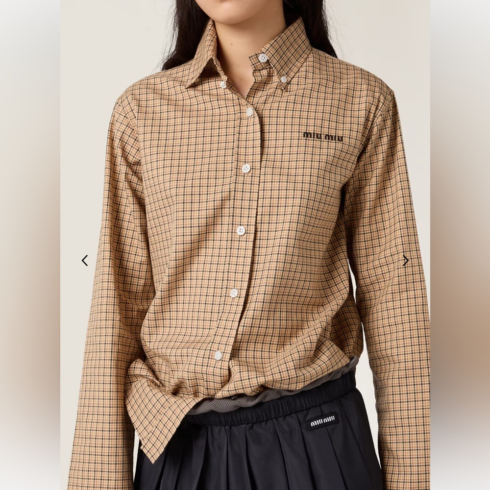 Miu miu Checked Shirt - Picture 2 of 6